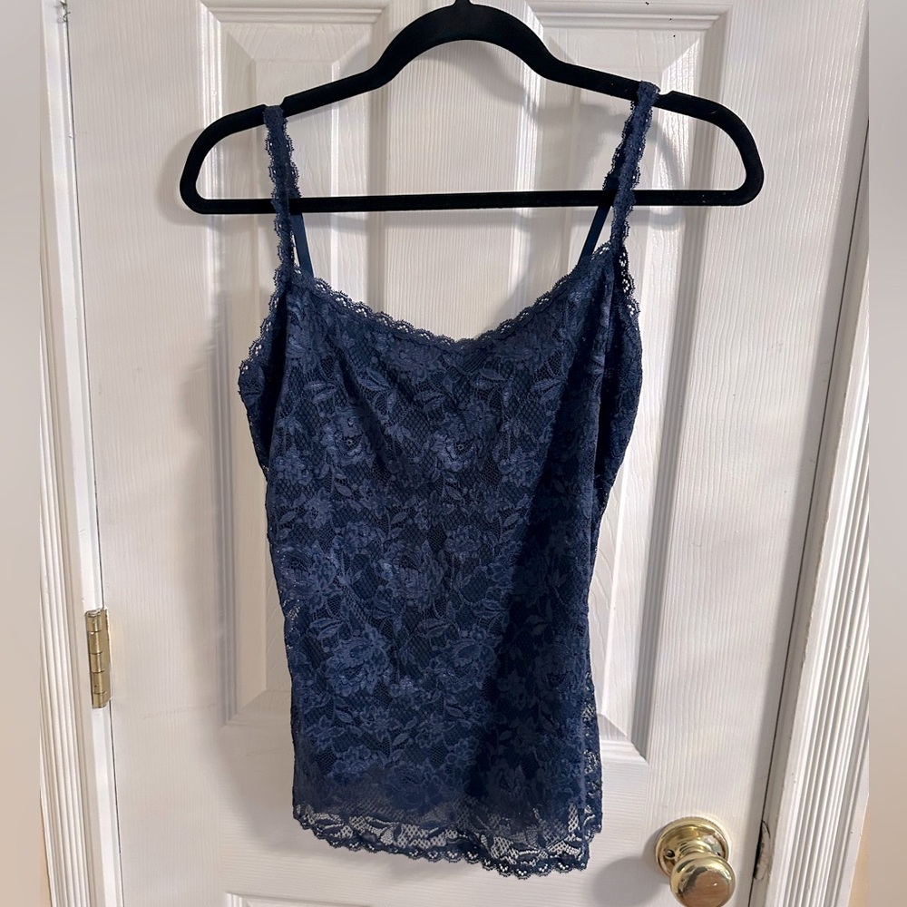 Cosabella Never‎ Say Never Sassie Camisole dark blue size L